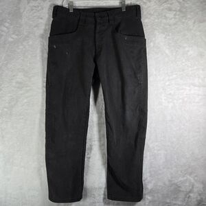 1620 Workwear Mens Utility Work Pants Black Size 34x28 Made in USA Cordura